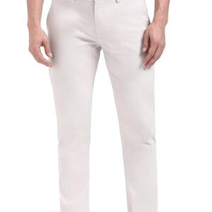 Peter England Men Slim Fit Mid Rise Everyday Chino Casual Trouser